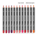 12 Color Makeup Outline Waterproof Lip Liner Pencil